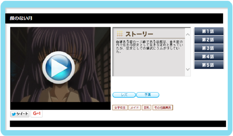 顔のない月